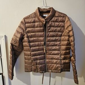ANTONIO MELANI Copper Brown Puffer Jacket